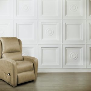sillón con tejido antimanchas